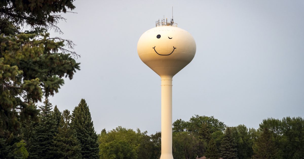 Smiley Water Tower | Visit Grand Forks