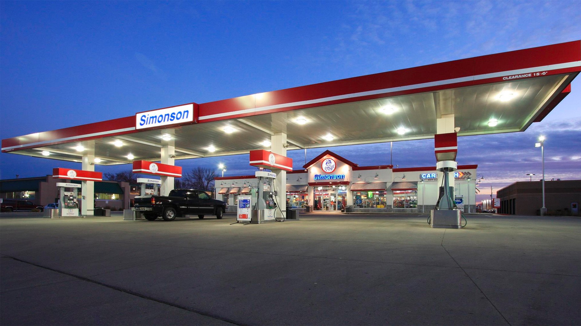 .10 off per gallon of gas at Simonson Station Stores Grand Forks