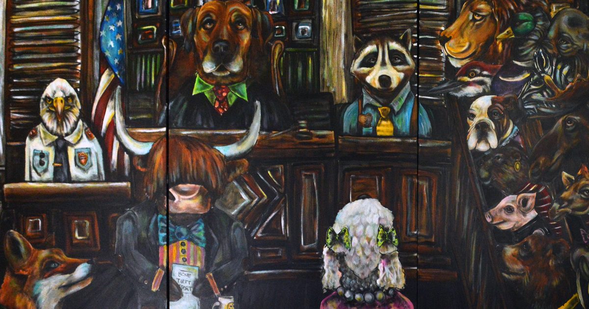 Court Proceedings Painting Visit Grand Forks